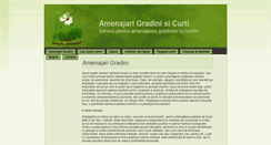 Desktop Screenshot of amenajarigradinicurti.ro